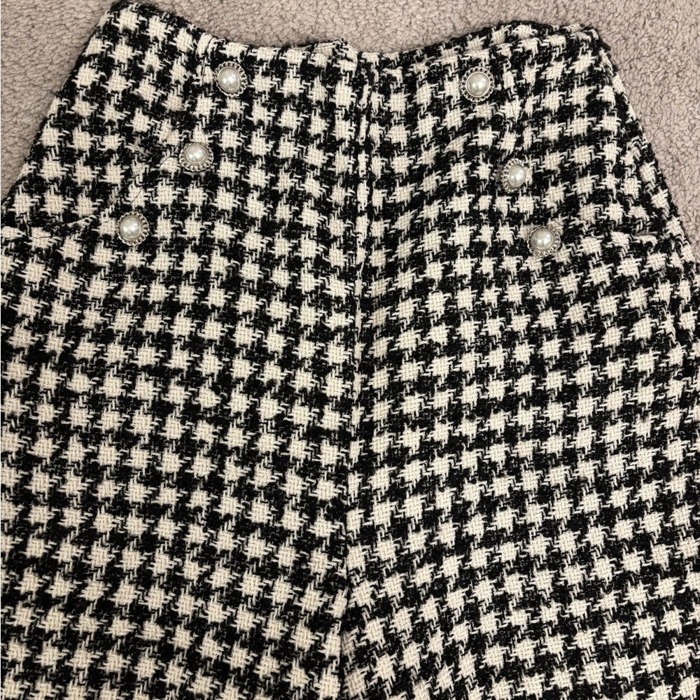 VICI NWT Houndstooth Wide-Leg Pants - Picture 11 of 15